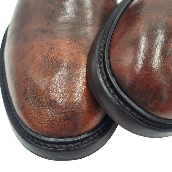 Italy Jo Ghost Men\'s size 11 Brown Leather Round Toe Oxford Dress shoes 44 main image 7